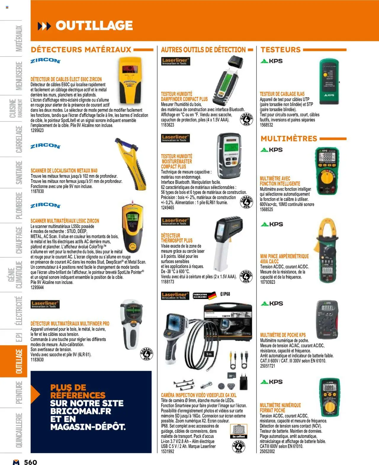  | Page: 560 | Produits: Ceinture, Vidéo, USB, Batterie