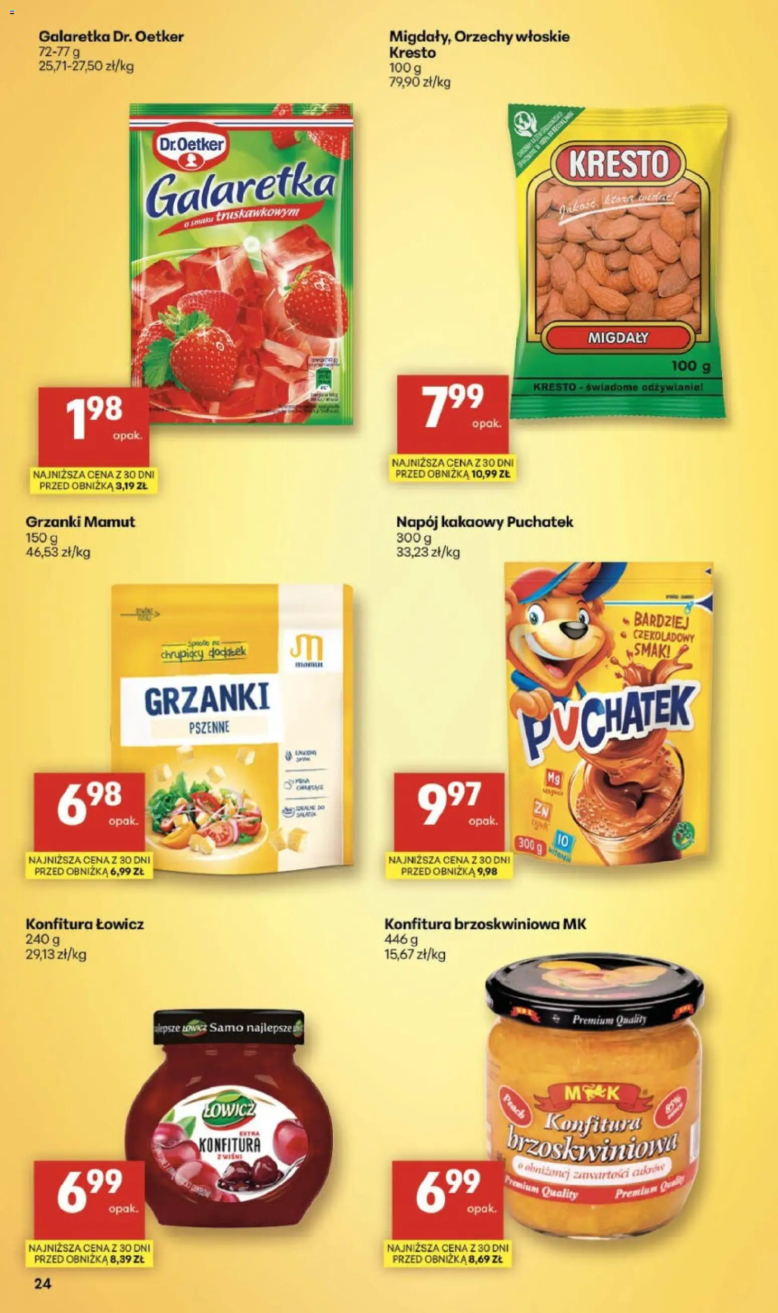 Delikatesy Centrum Gazetka - Sklepy Własne od 19.02.2026 | Strona: 24 | Produkty: Galaretka, Orzechy włoskie, Orzechy