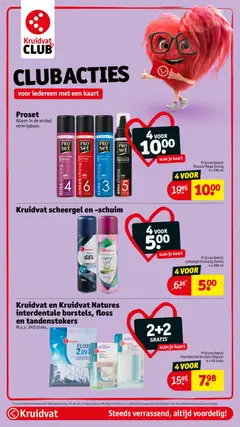 Kruidvat en Kruidvat Natures interdentale borstels, floss en tandenstokers, Interdentale borstels Regular 4 x 40 stuks, M.u.v. 240 stuks. - Voorbeeld van een folder van Kruidvat, geldig van 11.11.2025 | Pagina: 48