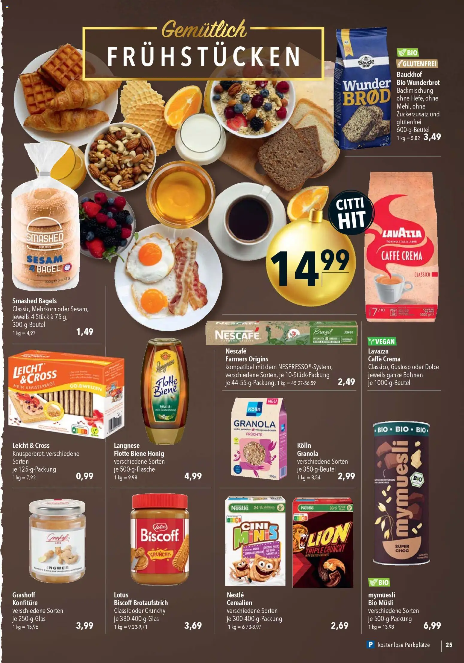 CITTI Markt Prospekt 	 – gültig ab 03.12.2025 | Seite: 25 | Produkte: Musli, Lavazza, Langnese, Kolln