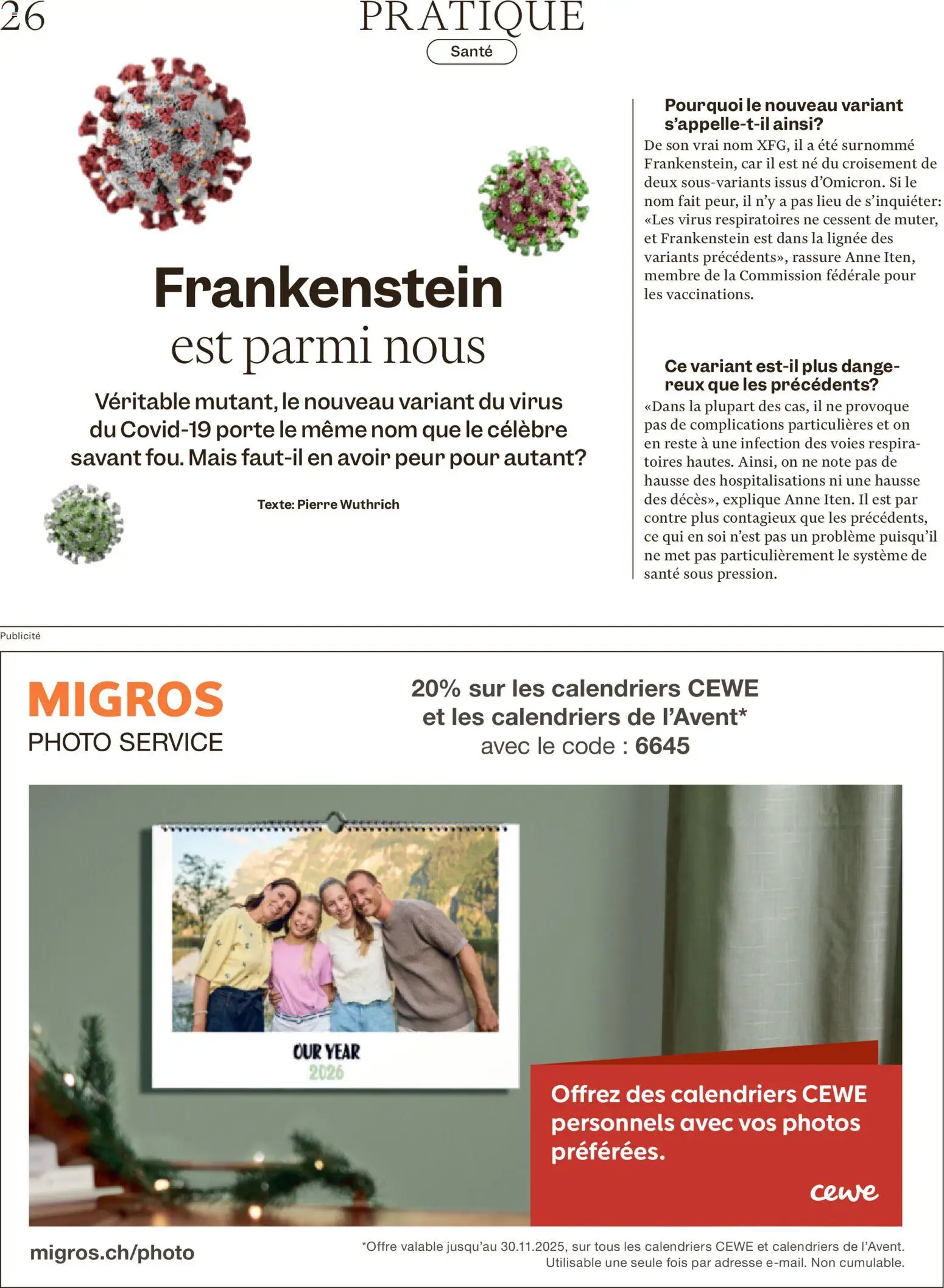 Migros Magazin FR – gültig ab 03.11.2025 | Seite: 26