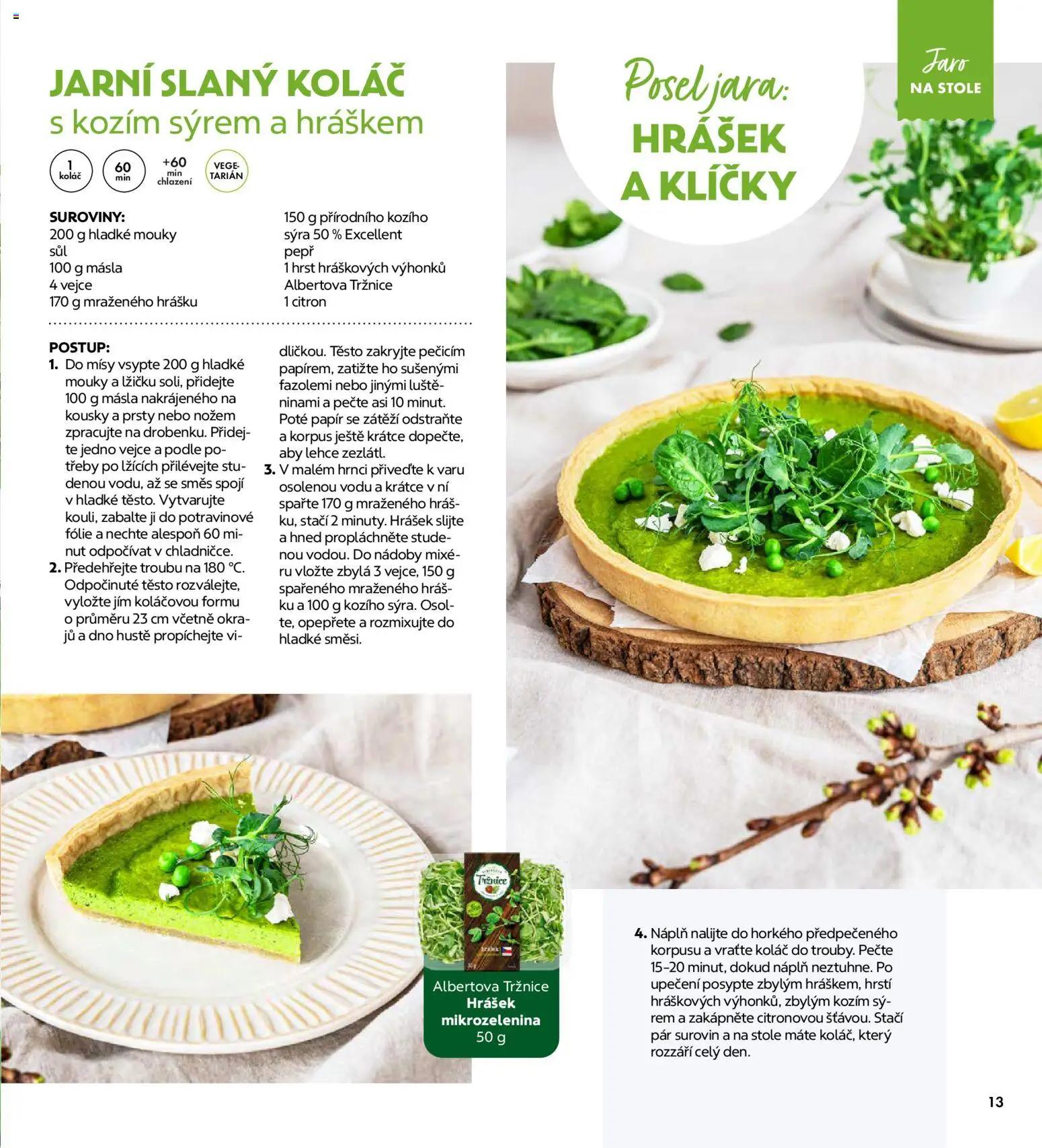 Albert magazín od 01.03.2026 | Strana: 13 | Produkty: Vejce, Fólie, Hrášek, Těsto