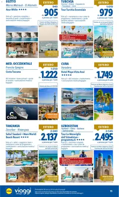 Anteprima del volantino Lidl volantino Viaggi valido a partire dal 01.03.2026 | Pagina: 11 | Prodotti: Aria condizionata, Stampa