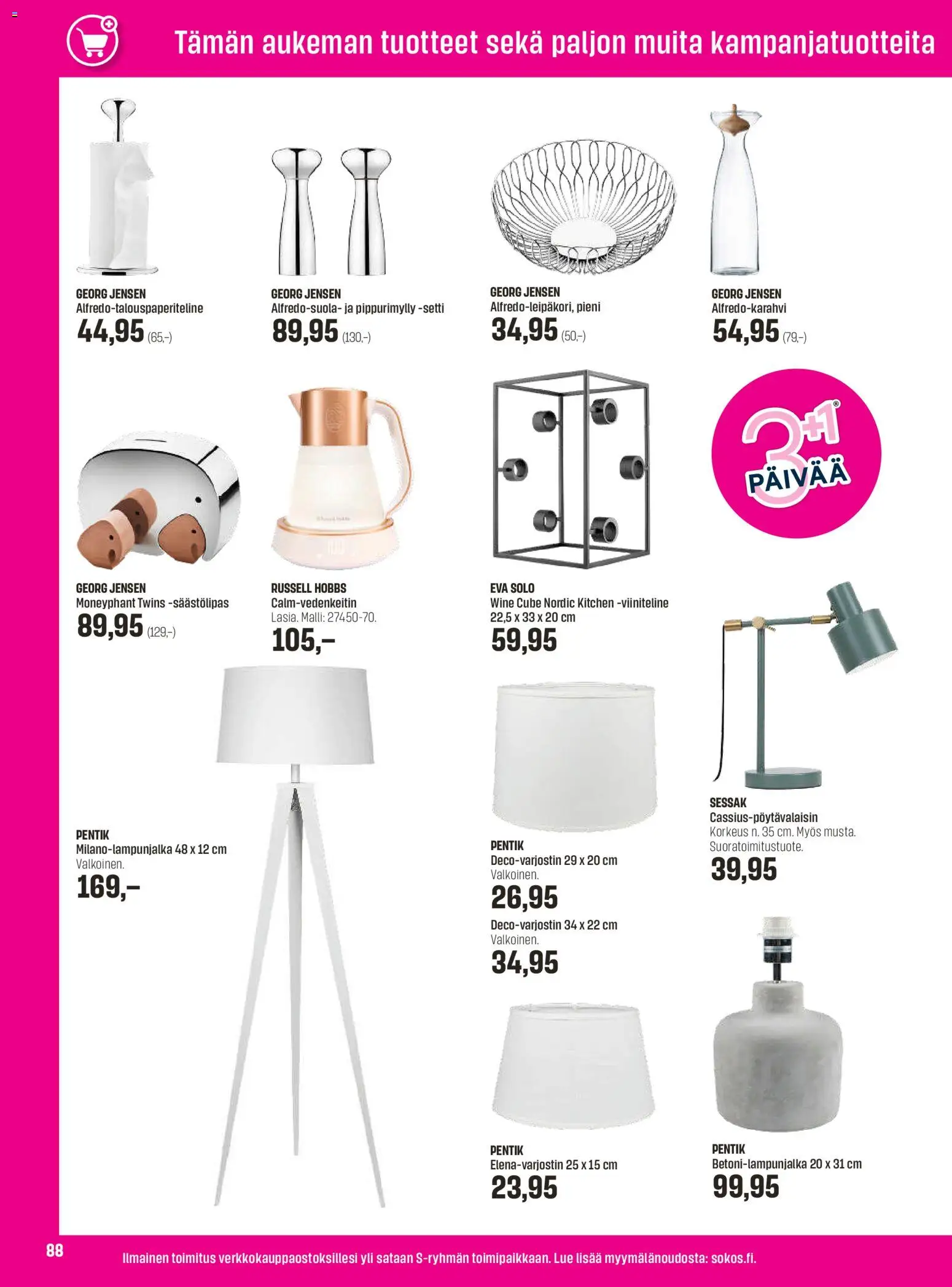 Sokos tarjoukset - Emotion 3plus1 – voimassa 25.03.2026 alkaen | Sivu: 88