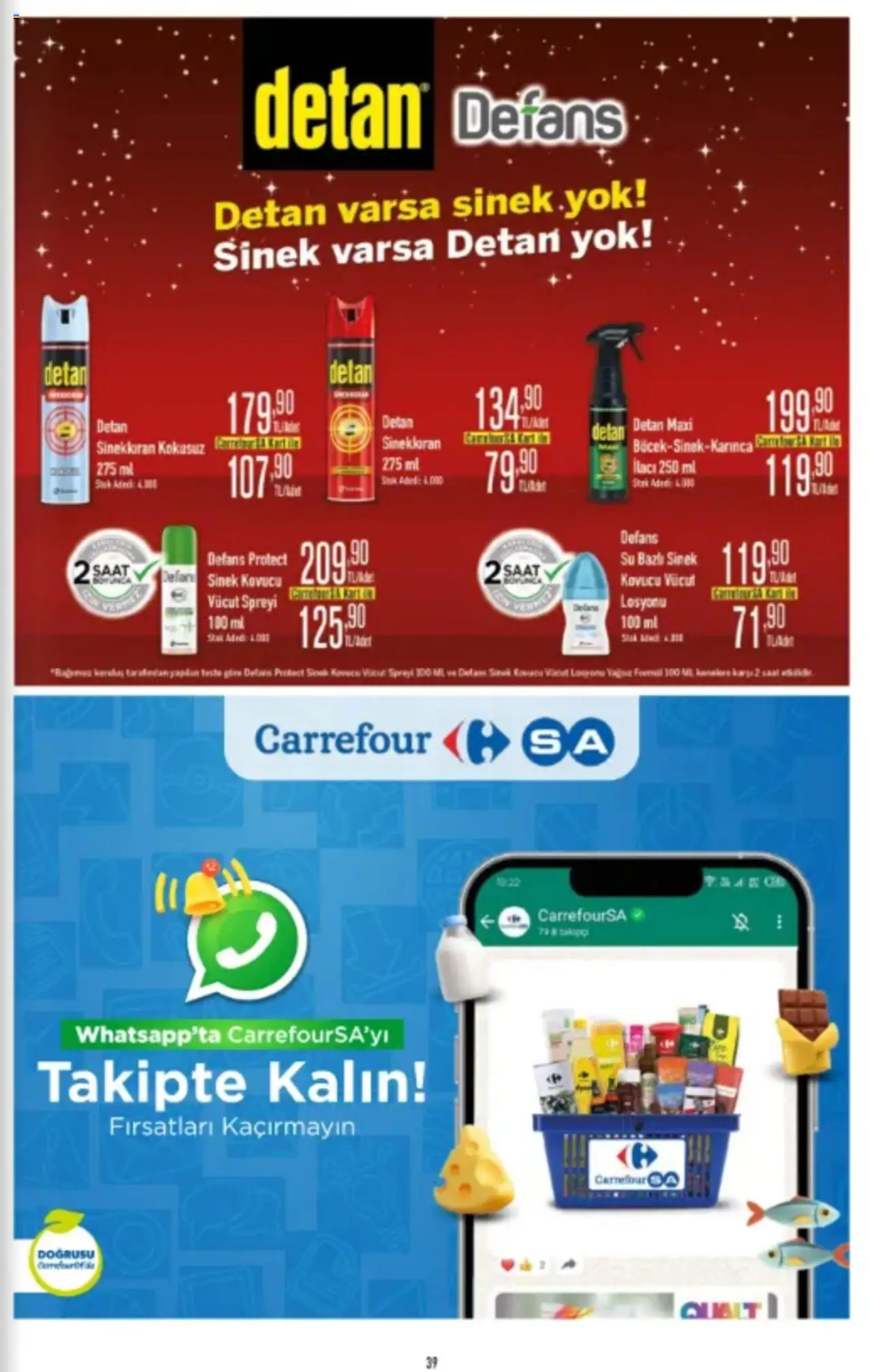 CarrefourSA Katalog - 26.09.2025 tarihinden itibaren geçerlidir | Sayfa: 39 | Ürünler: Su, Saat