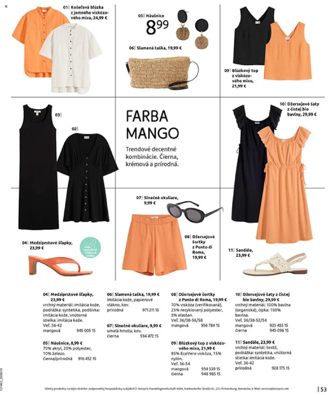 Bonprix katalóg citrusové farby │ platný od 26.05.2025 | Strana: 55 | Produkty: Šaty, Blúzka, Mango