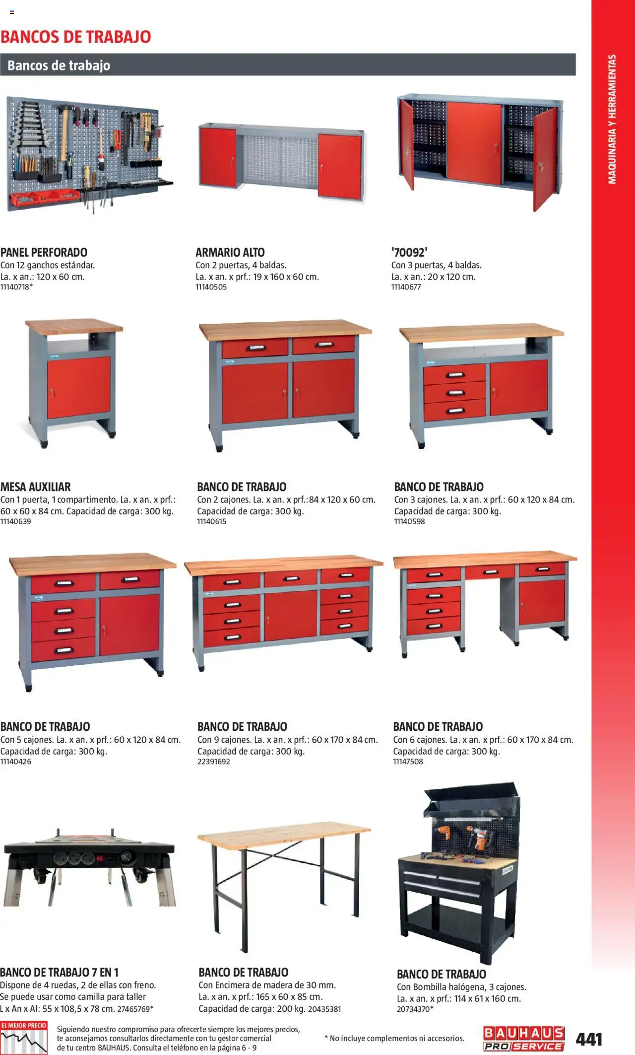 Bauhaus - ProService  │ válido desde el 24.02.2025 | Página: 441 | Productos: Té, Teléfono, Mesa auxiliar, Armario