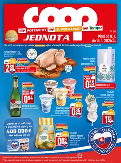 COOP Jednota leták platný od 08.01.2026