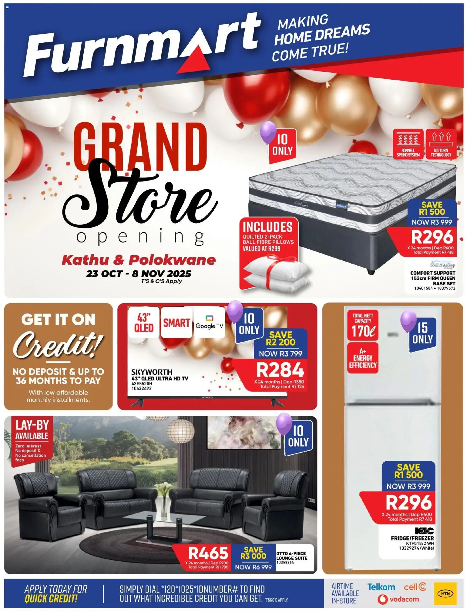 New Furnmart catalogue – valid from 23.10.2025 | Page: 1 | Products: TV, Lounge suite