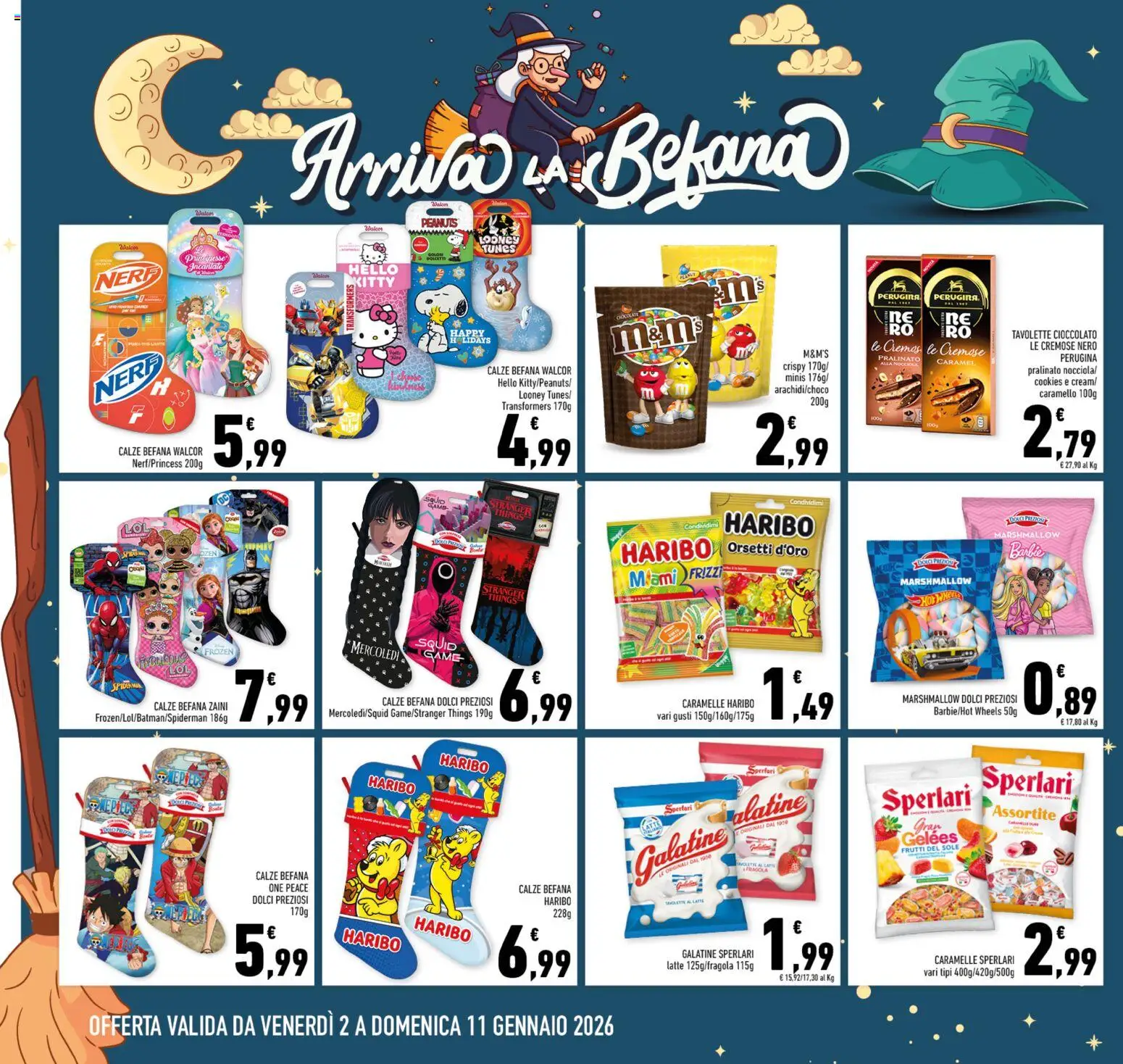 Volantino Conad del 02.01.2026 | Pagina: 10 | Prodotti: Cioccolato, Caramelle, Latte