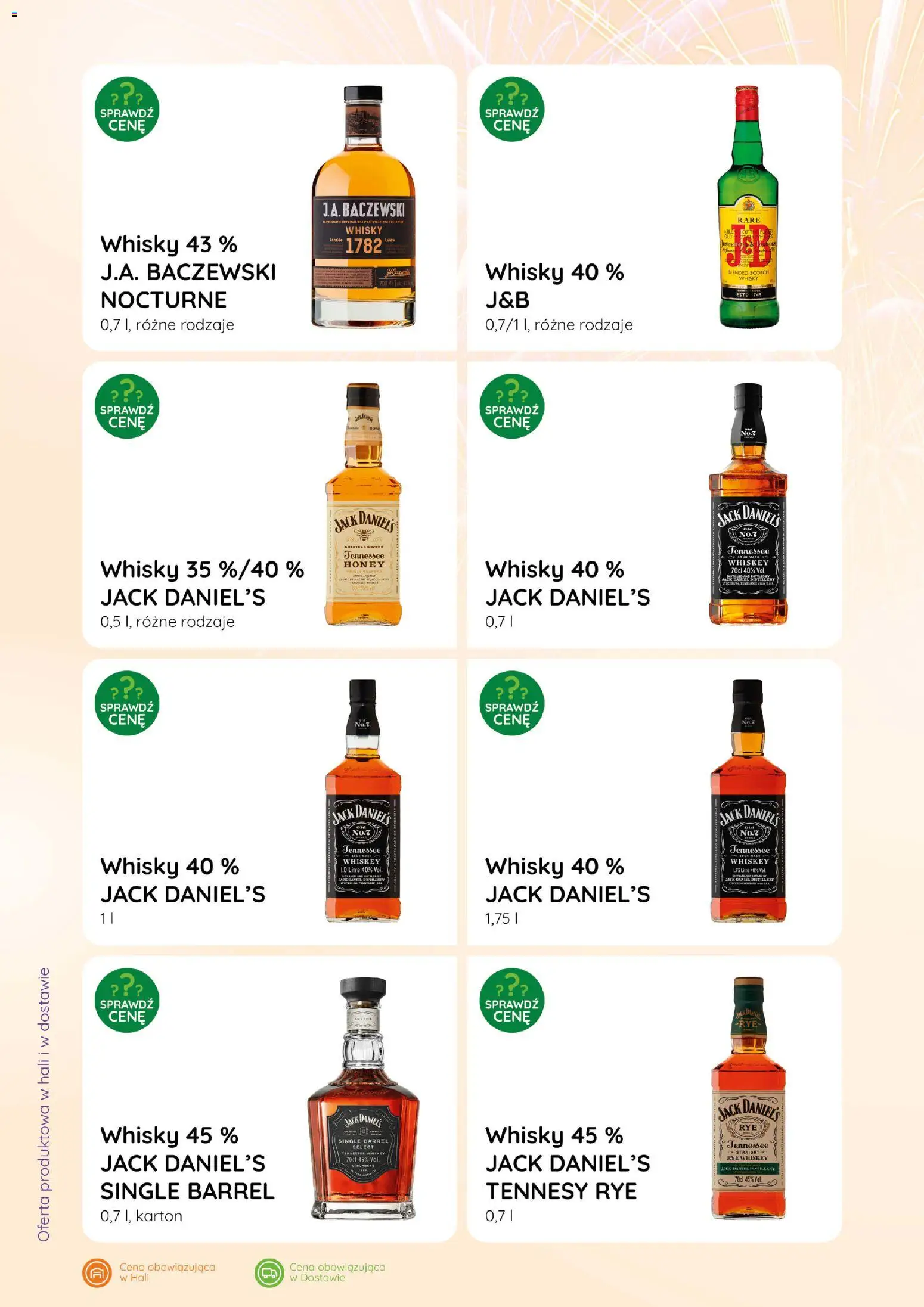 Eurocash Gazetka - Katalog Alkoholowy od 01.01.2026 | Strona: 26 | Produkty: Jack Daniel's, Whisky