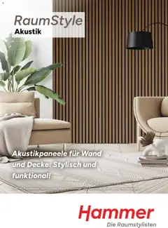 Hammer Zuhause Raumstyle Akustik ab 01.09.2025 gültig