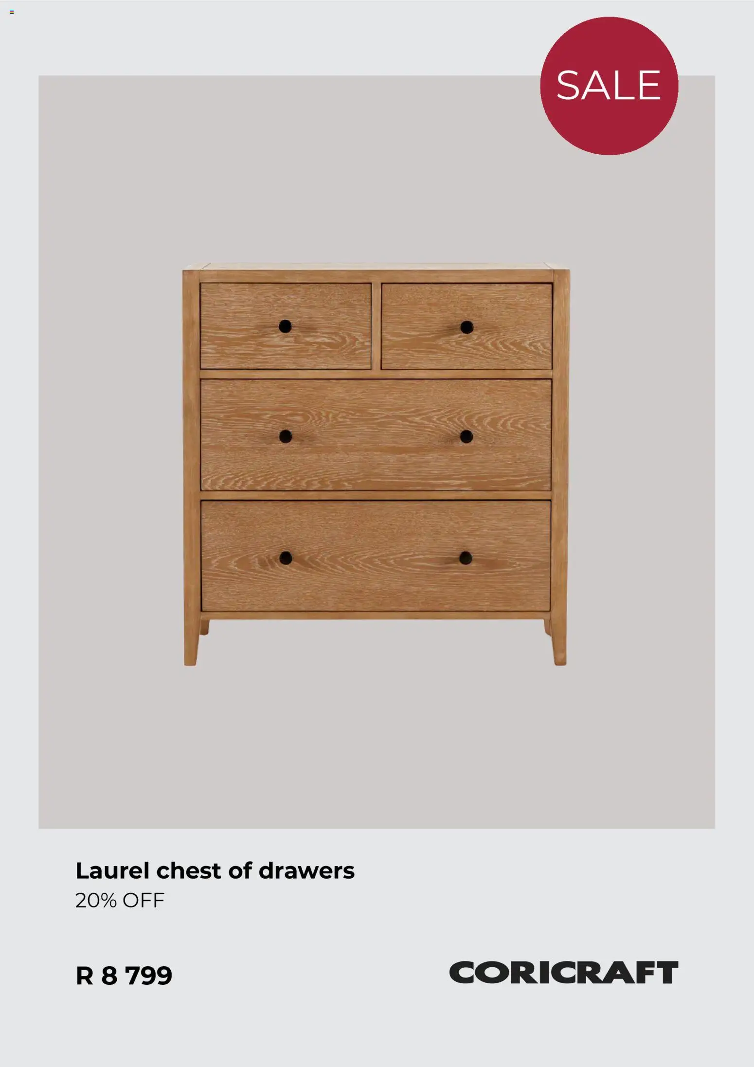 New Coricraft catalogue – valid from 03.12.2025 | Page: 8 | Products: Chest of drawers
