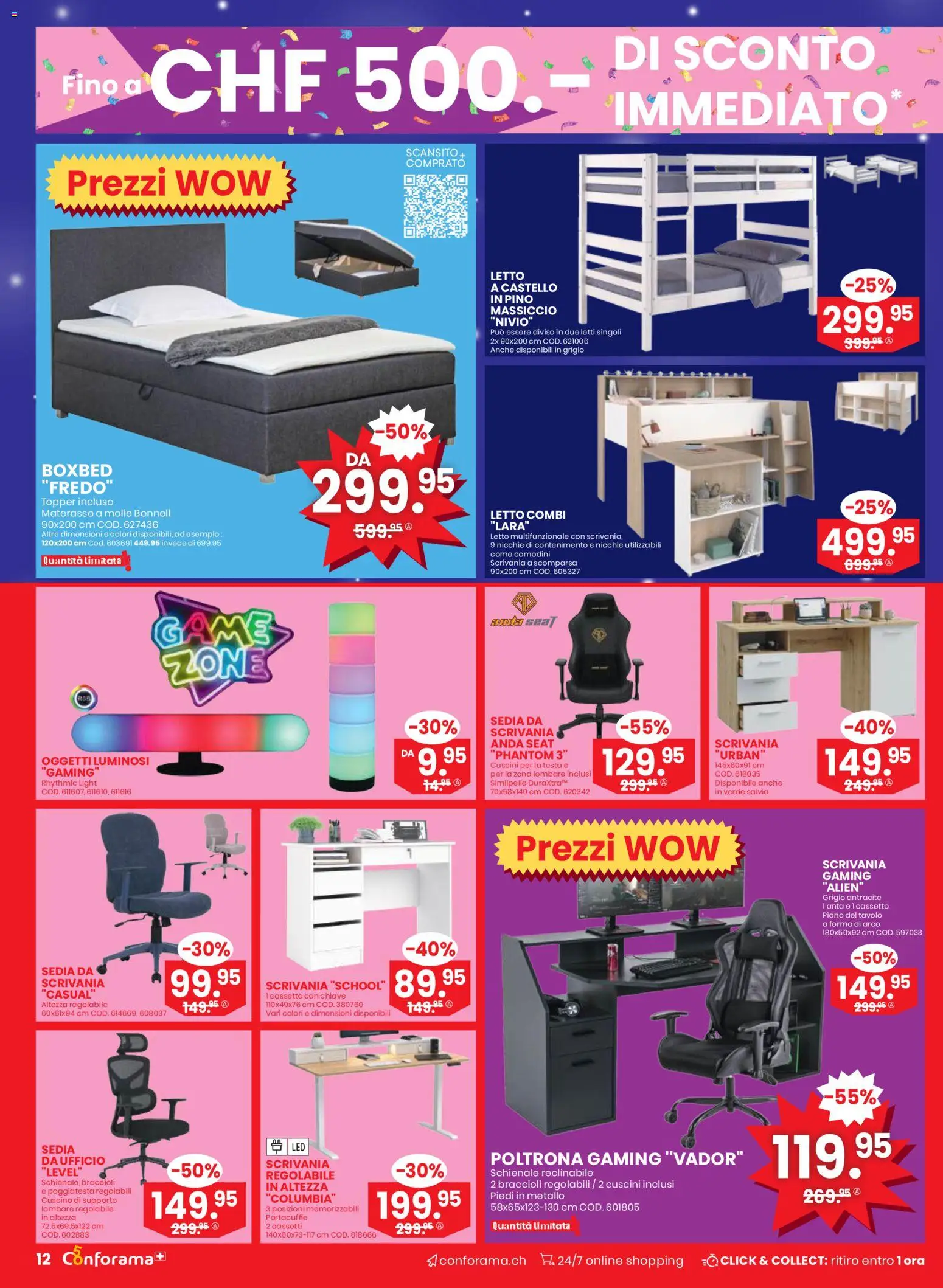 Conforama Aktionen IT – gültig ab 25.02.2026 | Seite: 12 | Produkte: Topper