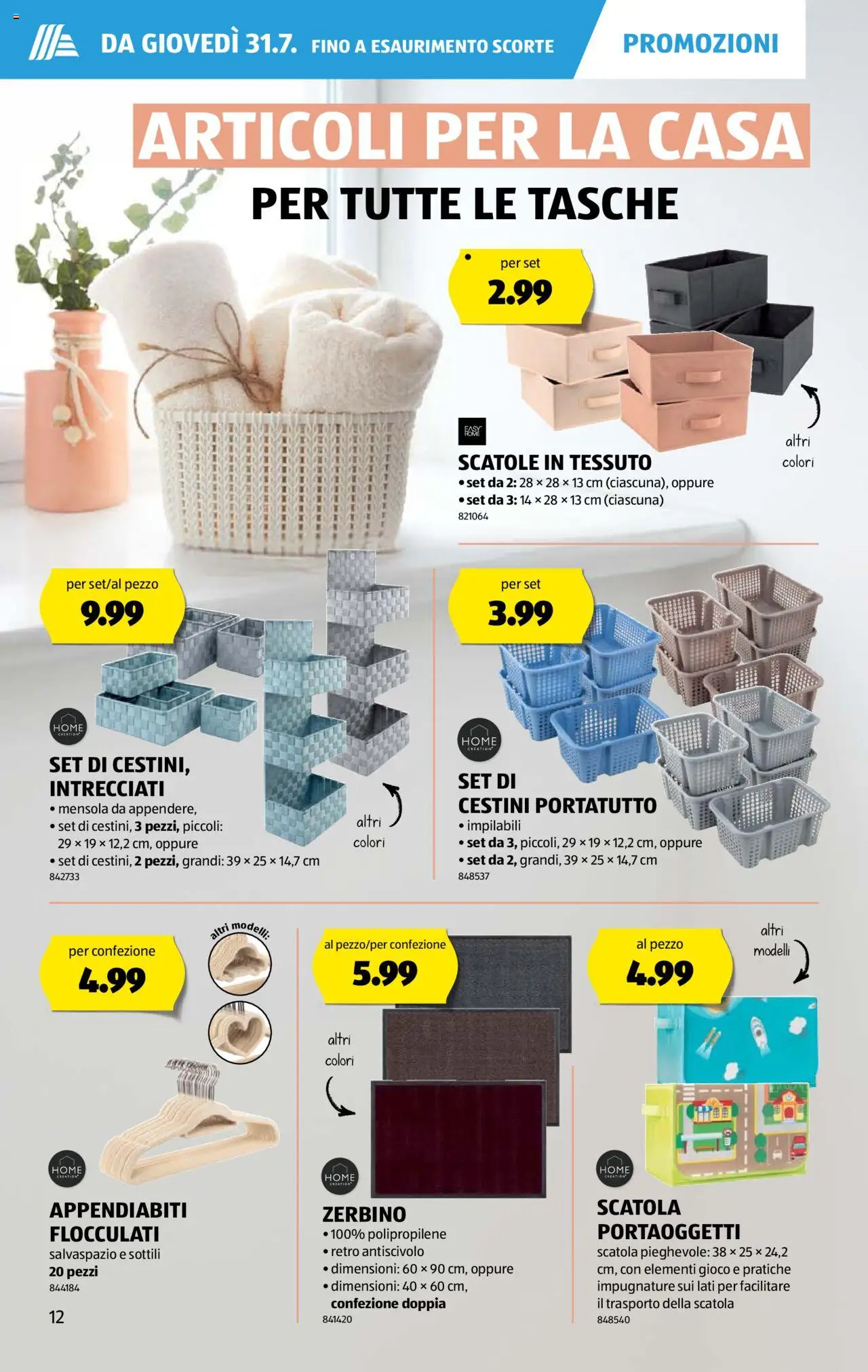 Aldi Volantino ab 31.07.2025 | Seite: 13 | Produkte: Tasche