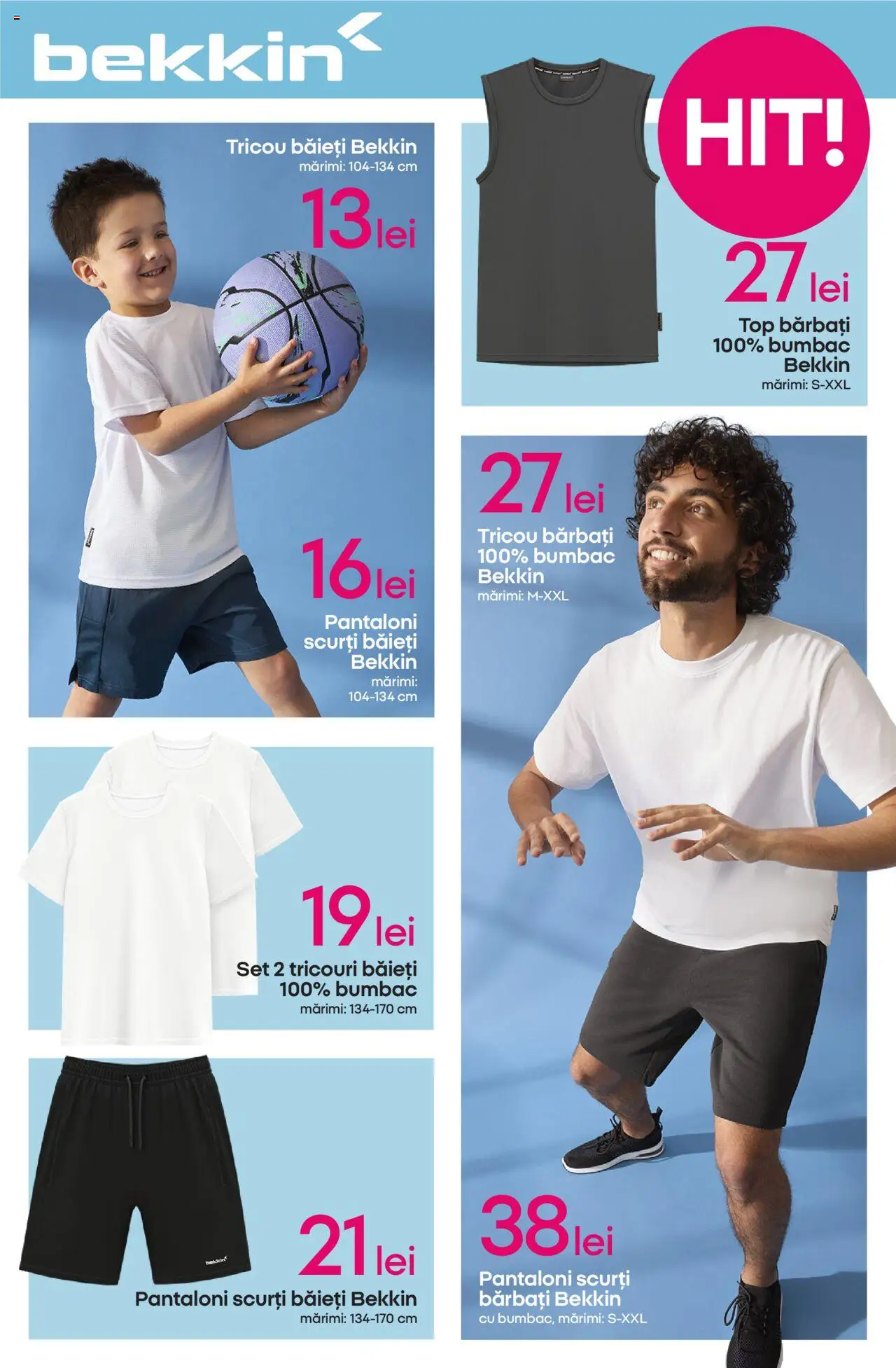 Catalog Pepco – valabil de la 03.07.2025 | Pagină: 9 | Produse: Top, Tricou, Pantaloni, Pantaloni scurți