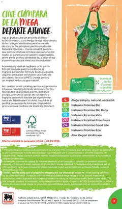 Ofertele Mega Image valabile de la 05.03.2026 | Pagină: 3 | Produse: Şerit ödül, Peluş Köpek Yatağı