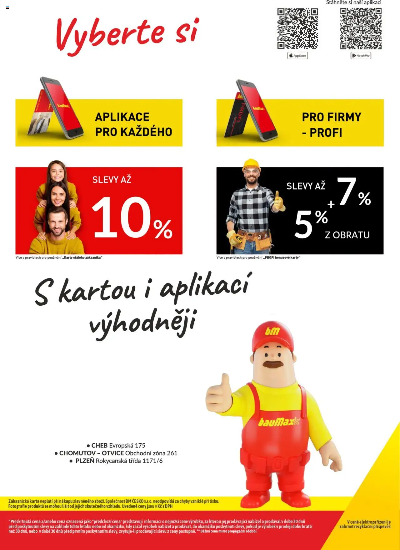 BAUMAX leták - Cheb, Otvice, Plzeň od 01.08.2025 | Strana: 46 | Produkty: Karty
