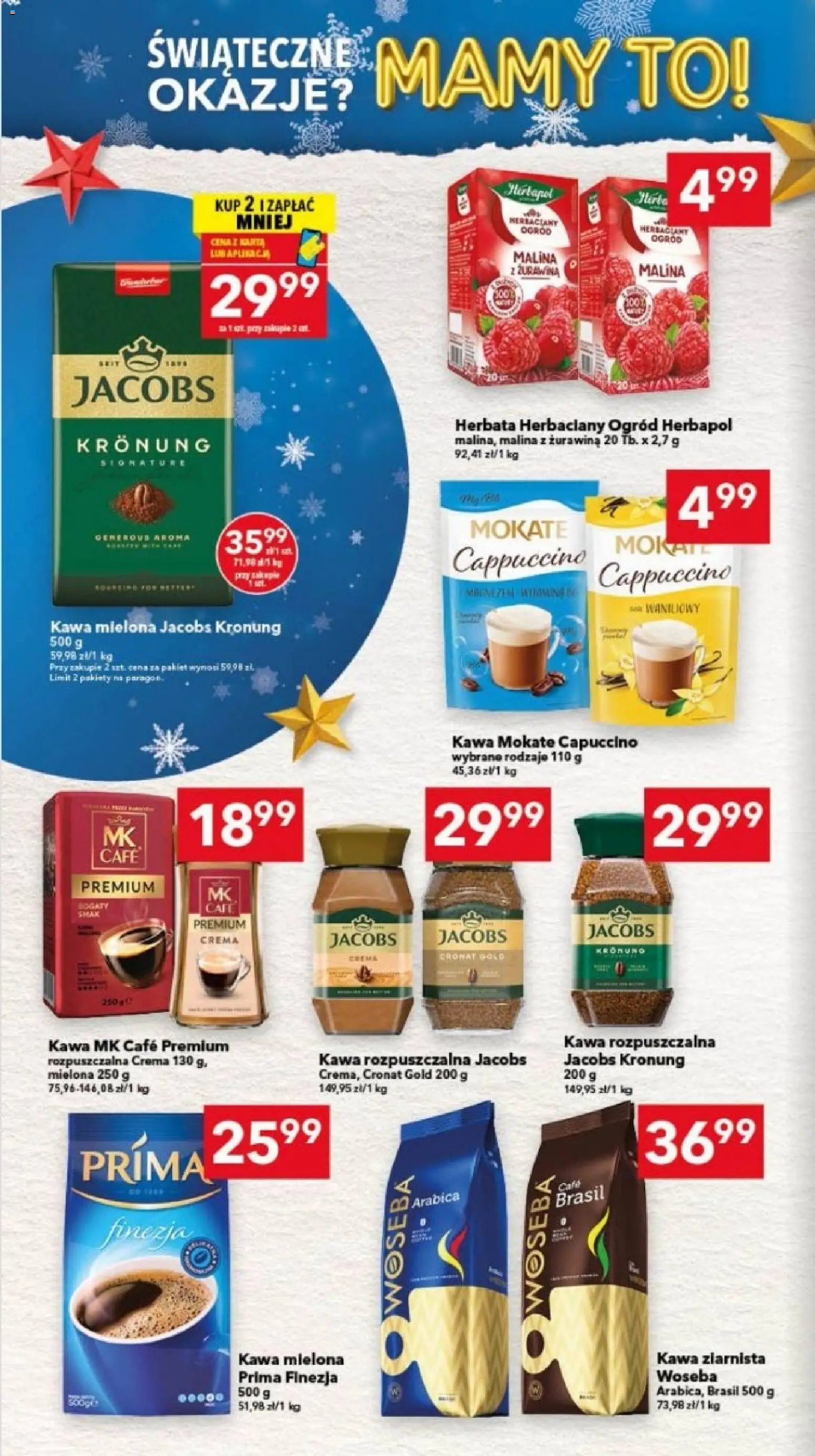 Lewiatan gazetka - Bydgoszcz od 17.12.2025 | Strona: 11 | Produkty: Kawa ziarnista, Por, Żurawina, Herbata