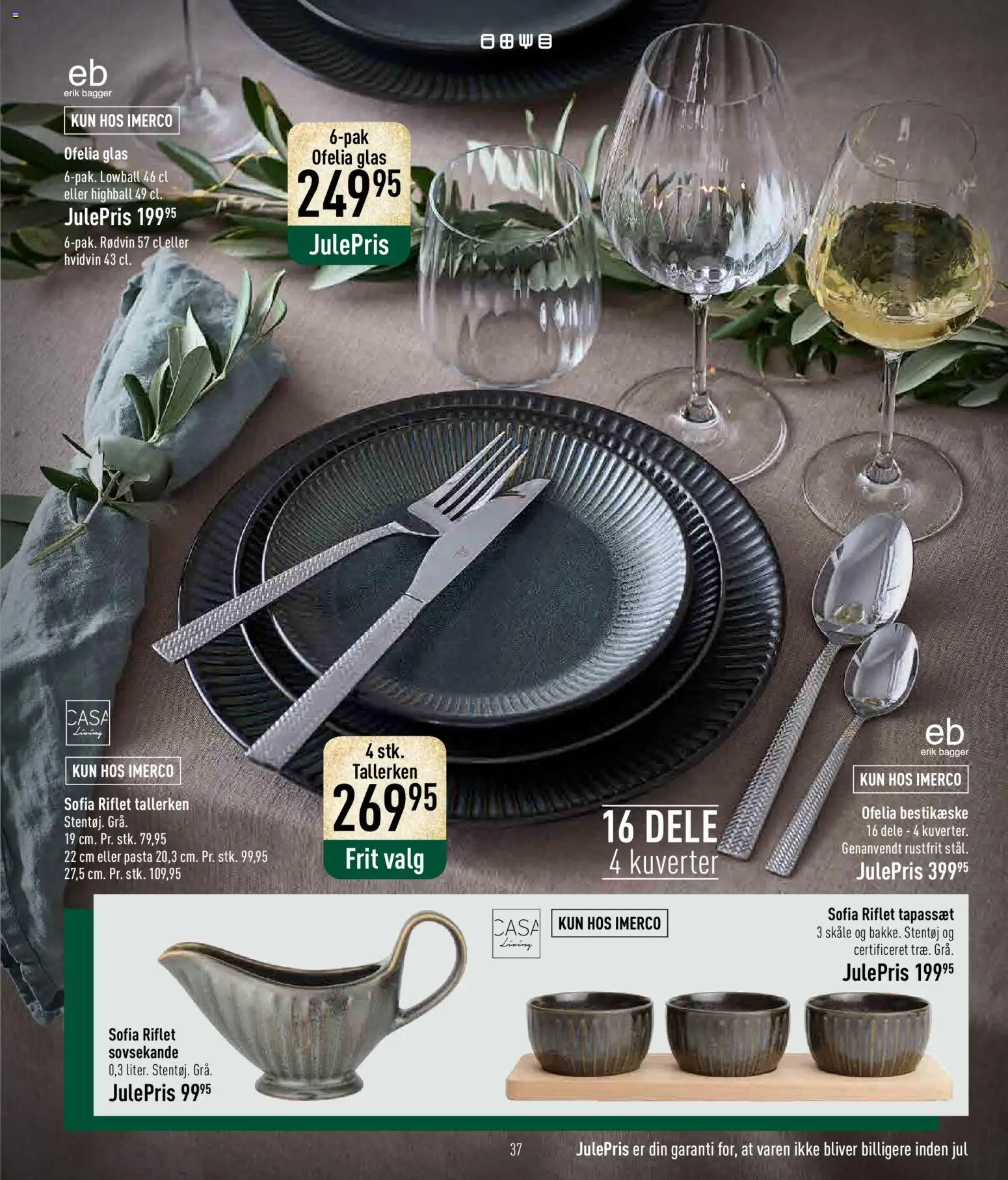 Imerco tilbudsavis – gyldig fra 07.11.2025 | Side: 37 | Produkter: Pasta