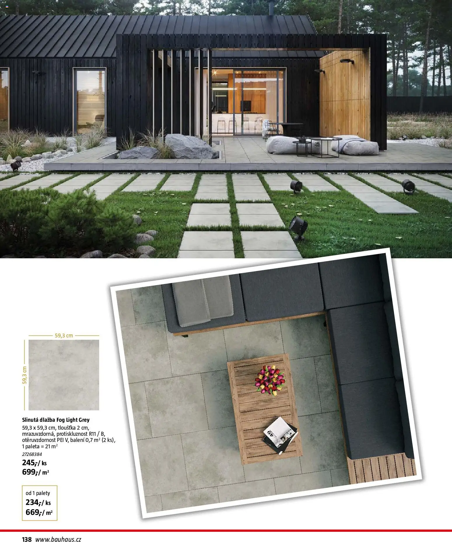 Bauhaus katalog Záhradní nábytek od 08.04.2026 | Strana: 138 | Produkty: Dlažba