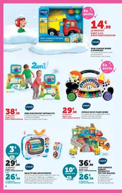 Super U - Prévisualisation de Super U - Prix bas de Noël valide à partir de 21.10.2025 | Page: 8 | Produits: Télévision, Piano, Télécommande, Piles