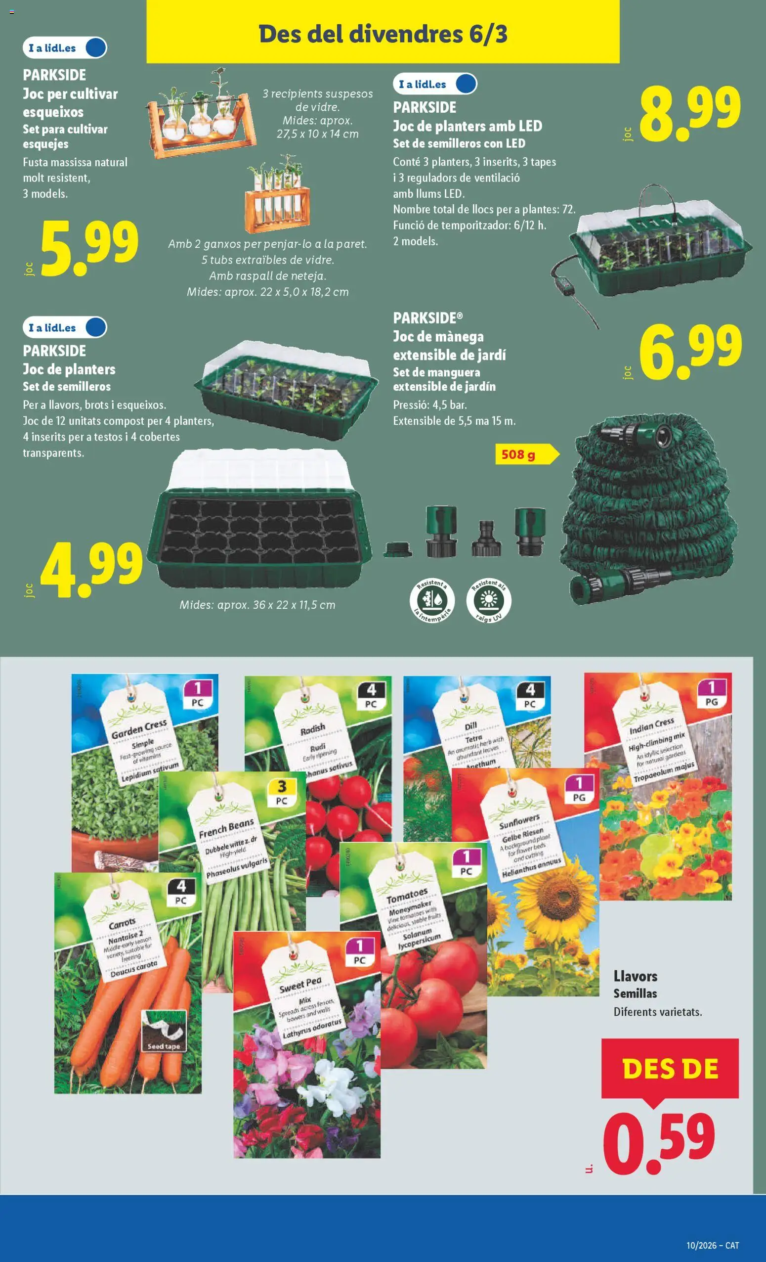 Lidl folleto de bazar │ válido desde el 02.03.2026 | Página: 21 | Productos: Manguera