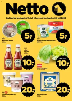 Eksempel på tilbudsavis Netto - Tilbudsavis fra butik Netto gyldig fra 19.07.2025
