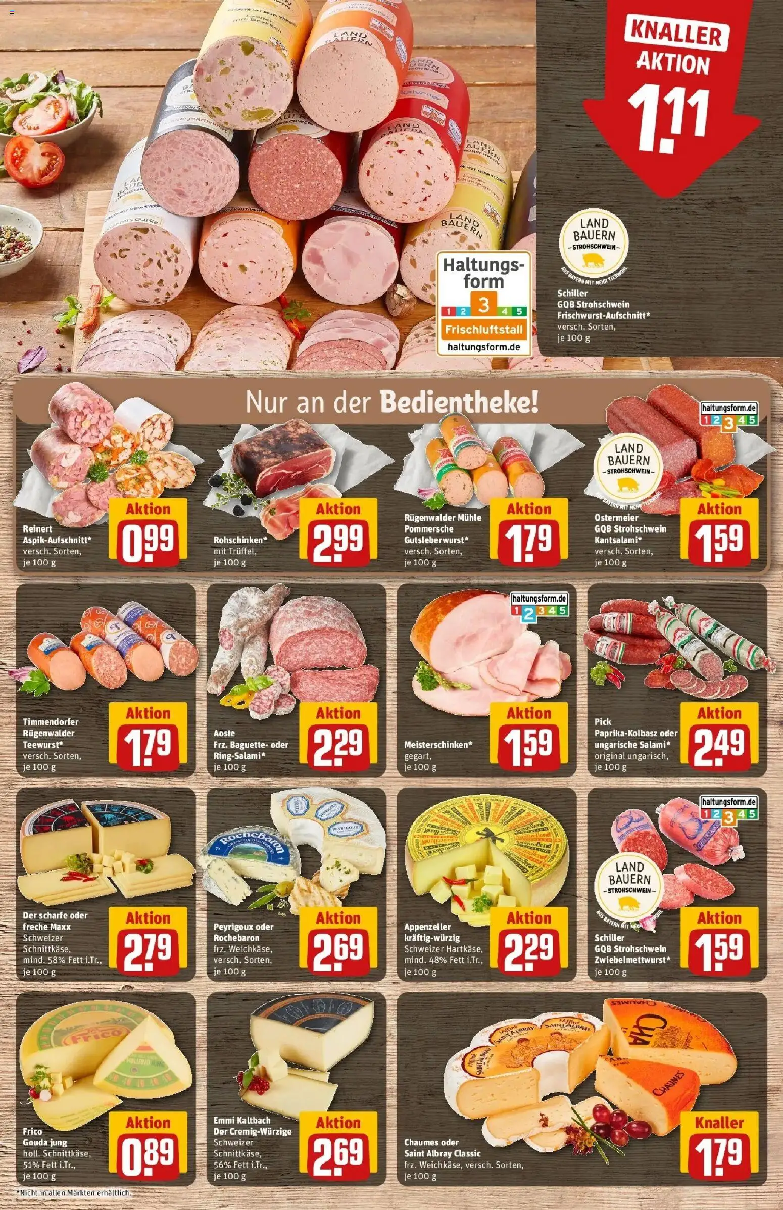 Rewe Prospekt Herzogenaurach	 – gültig ab 30.03.2026 | Seite: 11 | Produkte: Mühle, Gouda, Baguette, Salami