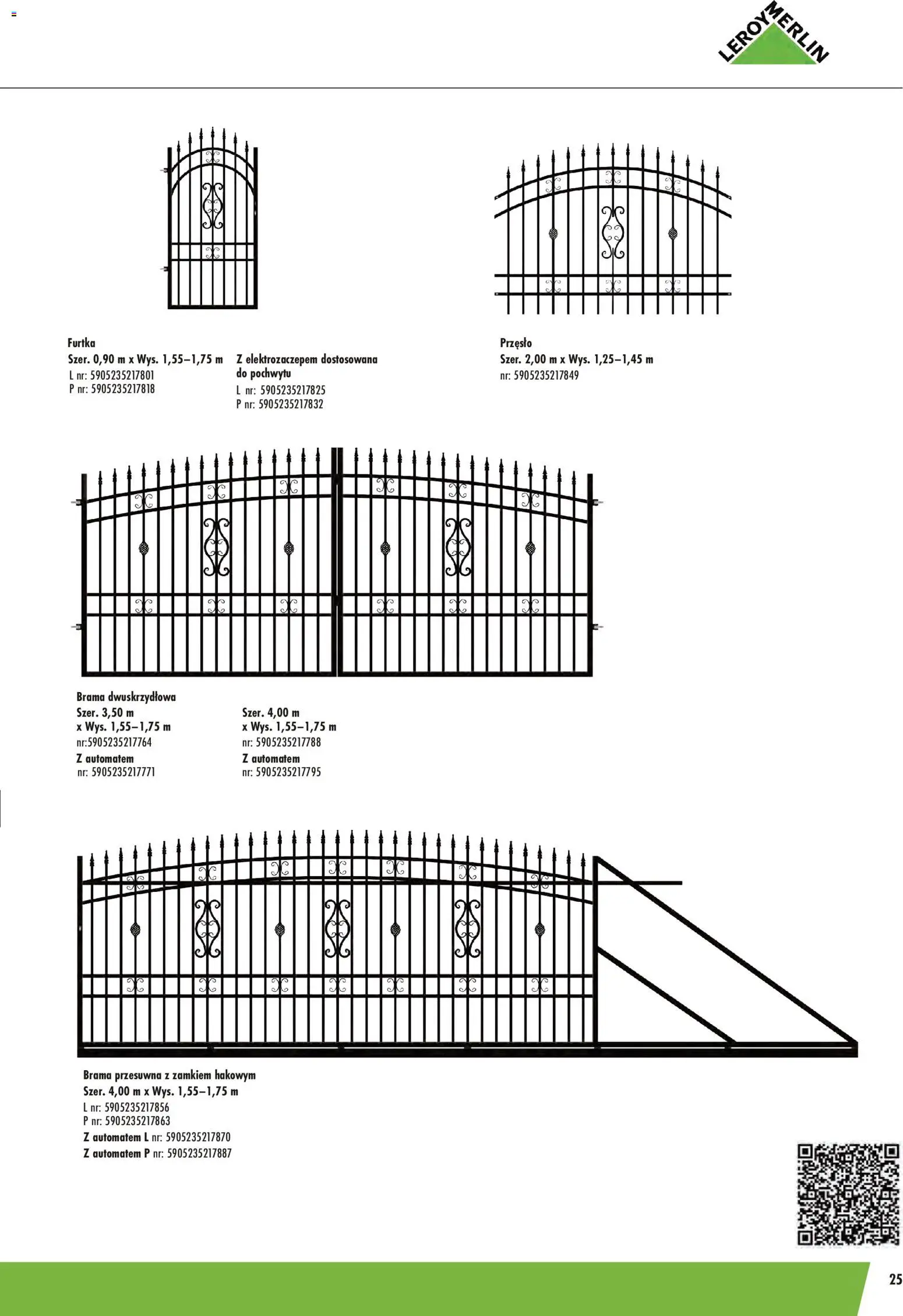 Leroy Merlin gazetka - Ogrodzenia Polbram od 09.03.2026 | Strona: 25