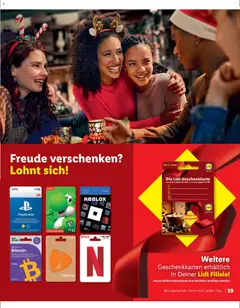 Lidl Aktionen Weihnachten ab 30.10.2025 gültig | Seite: 39 | Produkte: Playstation