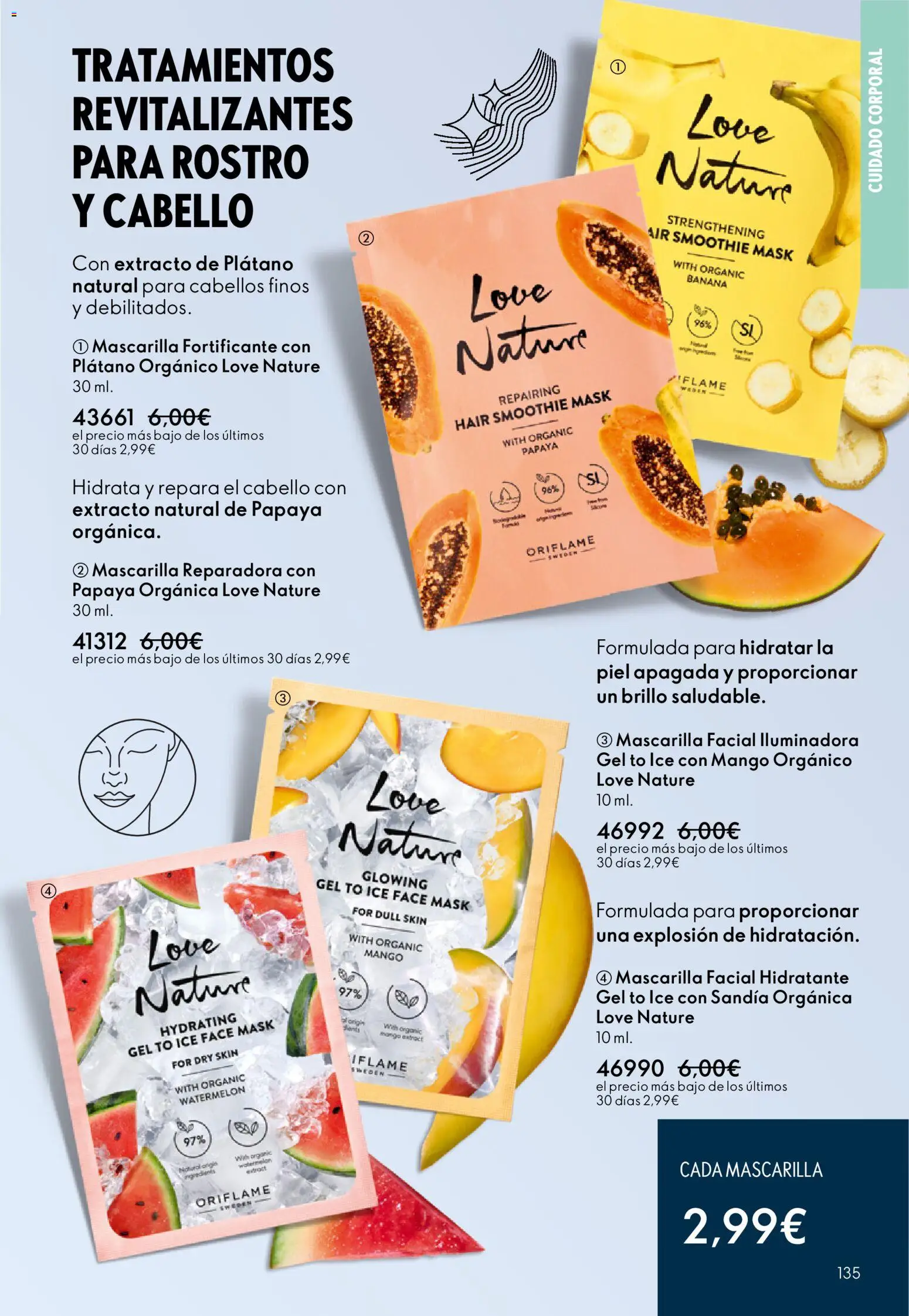 Oriflame - Catálogo Campaña 17 │ válido desde el 10.12.2025 | Página: 135 | Productos: Mascarilla facial, Ρούτερ, Sandía