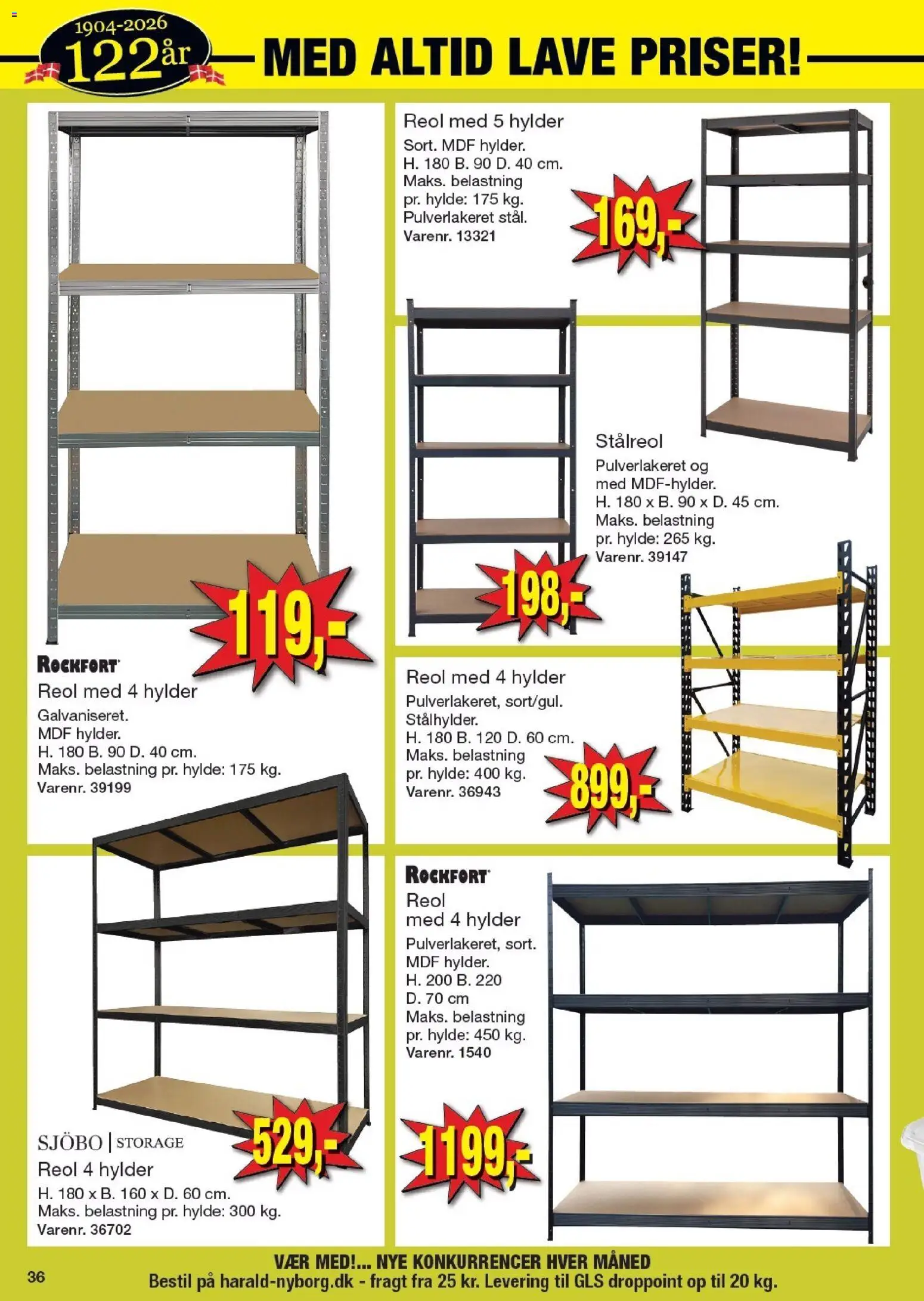 Harald Nyborg tilbudsavis – gyldig fra 09.04.2026 | Side: 38 | Produkter: Hylde
