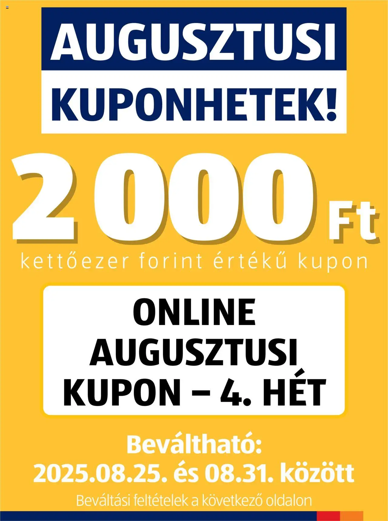 Aldi akciós ujság - amely érvényes a következő dátumtól: 25.08.2025 | Oldal: 1
