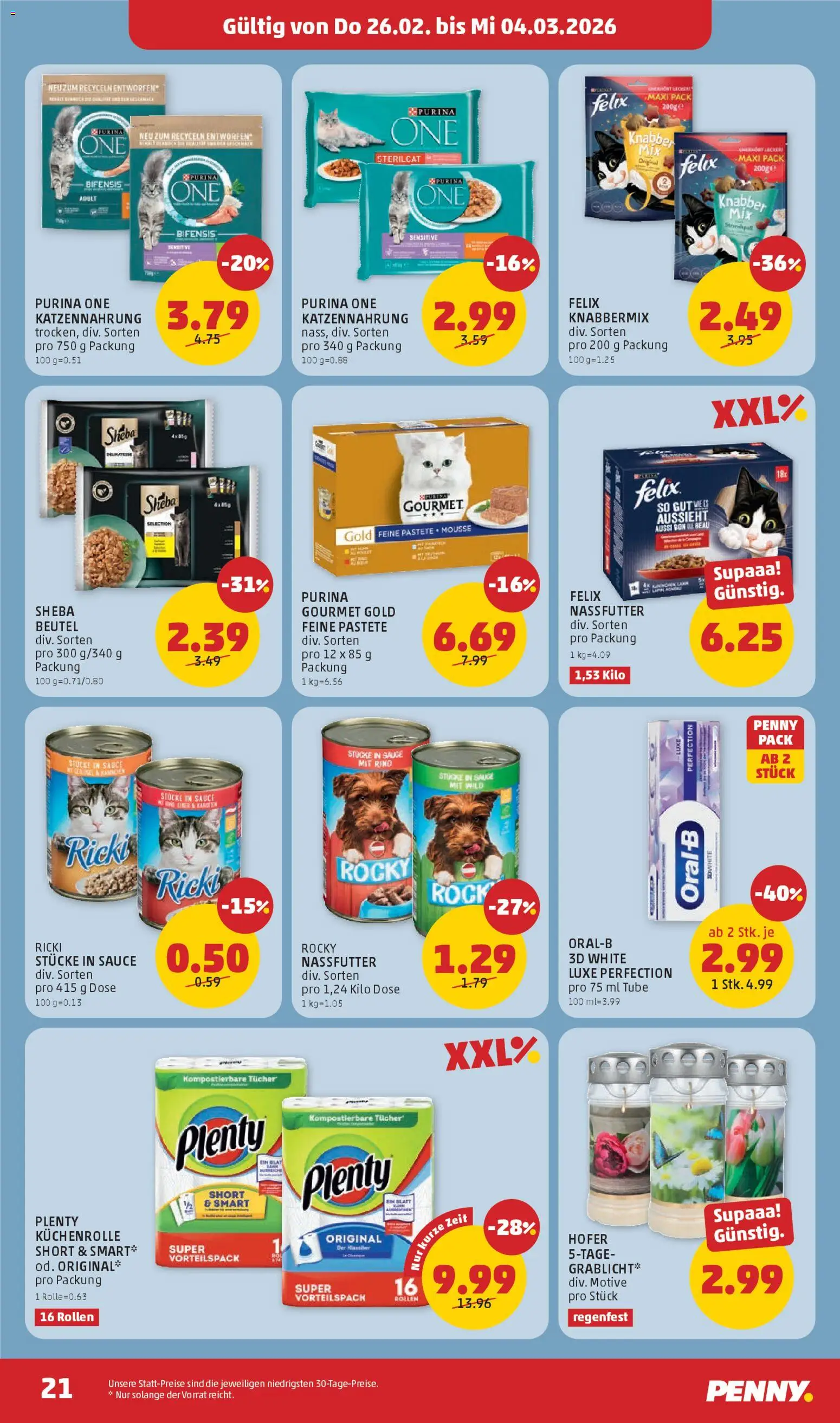 Penny Markt Flugblatt gültig ab 26.02.2026 | Seite: 21 | Produkte: Rock