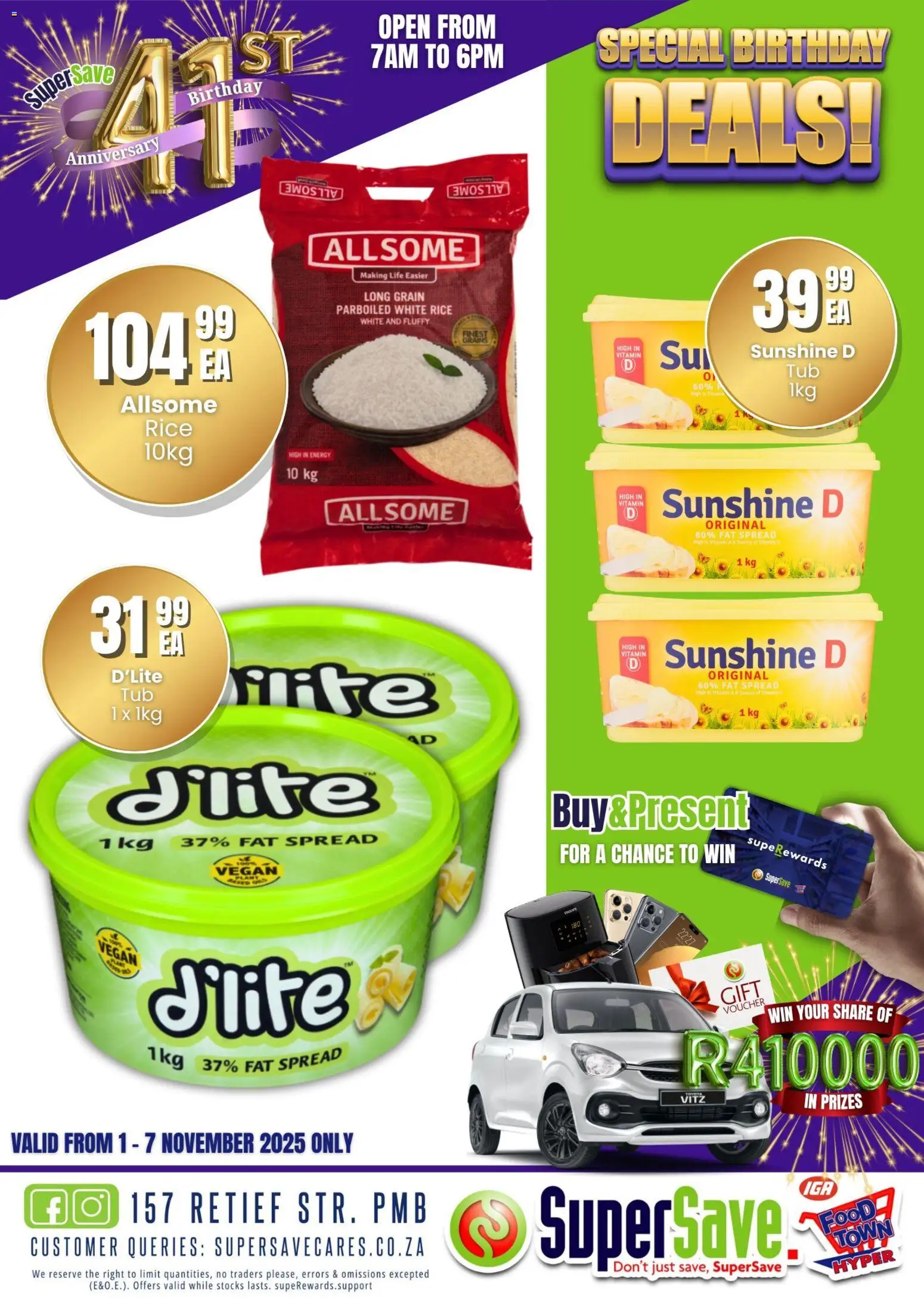 New Super Save catalogue – valid from 31.10.2025 | Page: 67 | Products: Rice, Fat spread