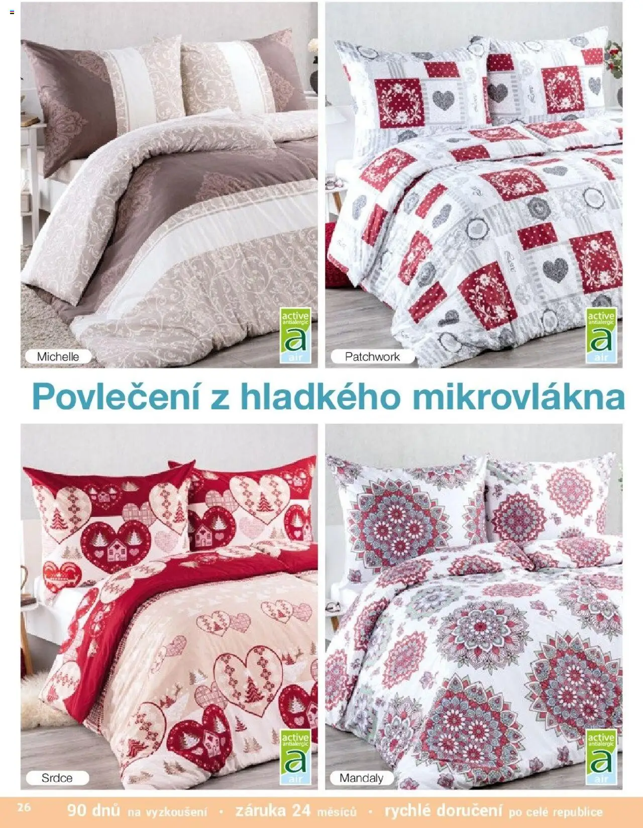Decodoma leták - Matrace od 05.09.2025 | Strana: 30 | Produkty: Povlečení