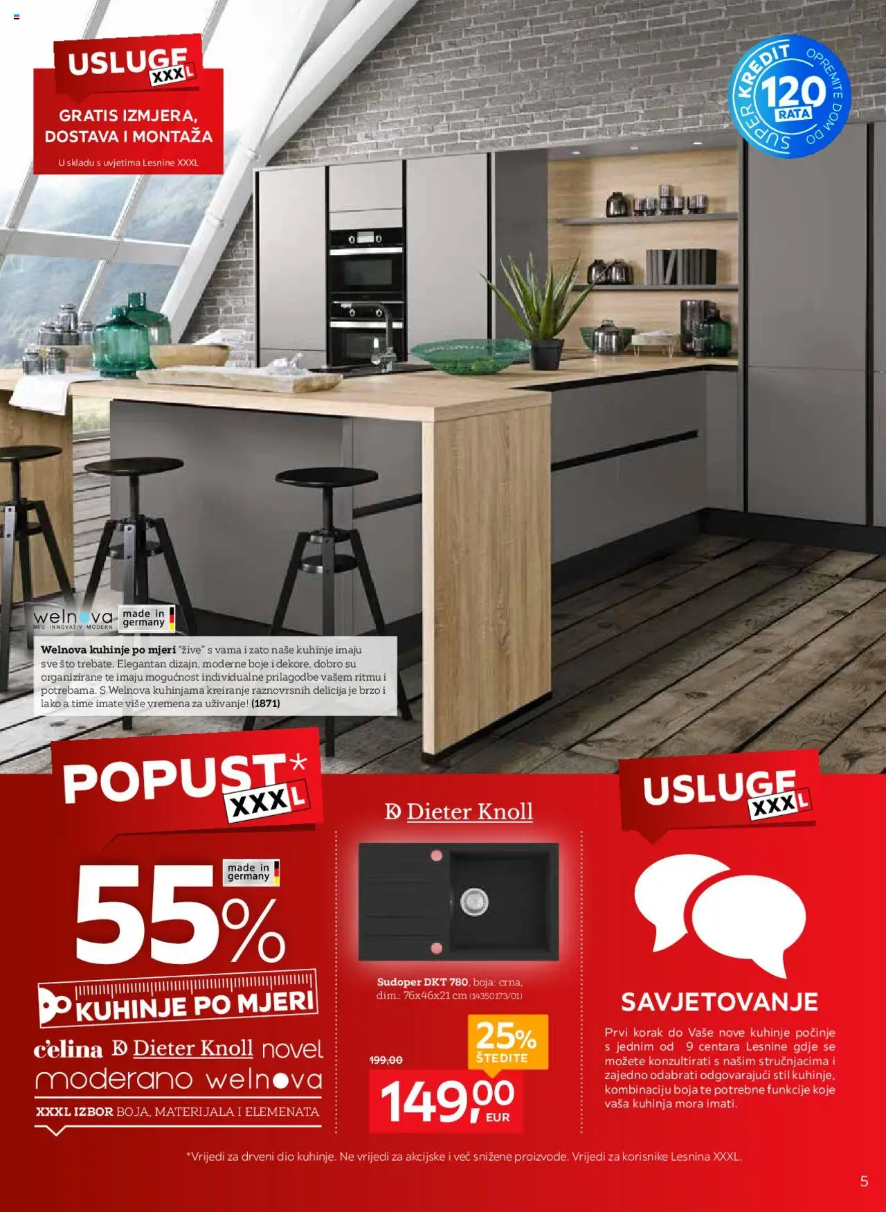 Lesnina katalog | vrijedi od 02.09.2025 | Stranica: 5 | Proizvodi: Kuhinja