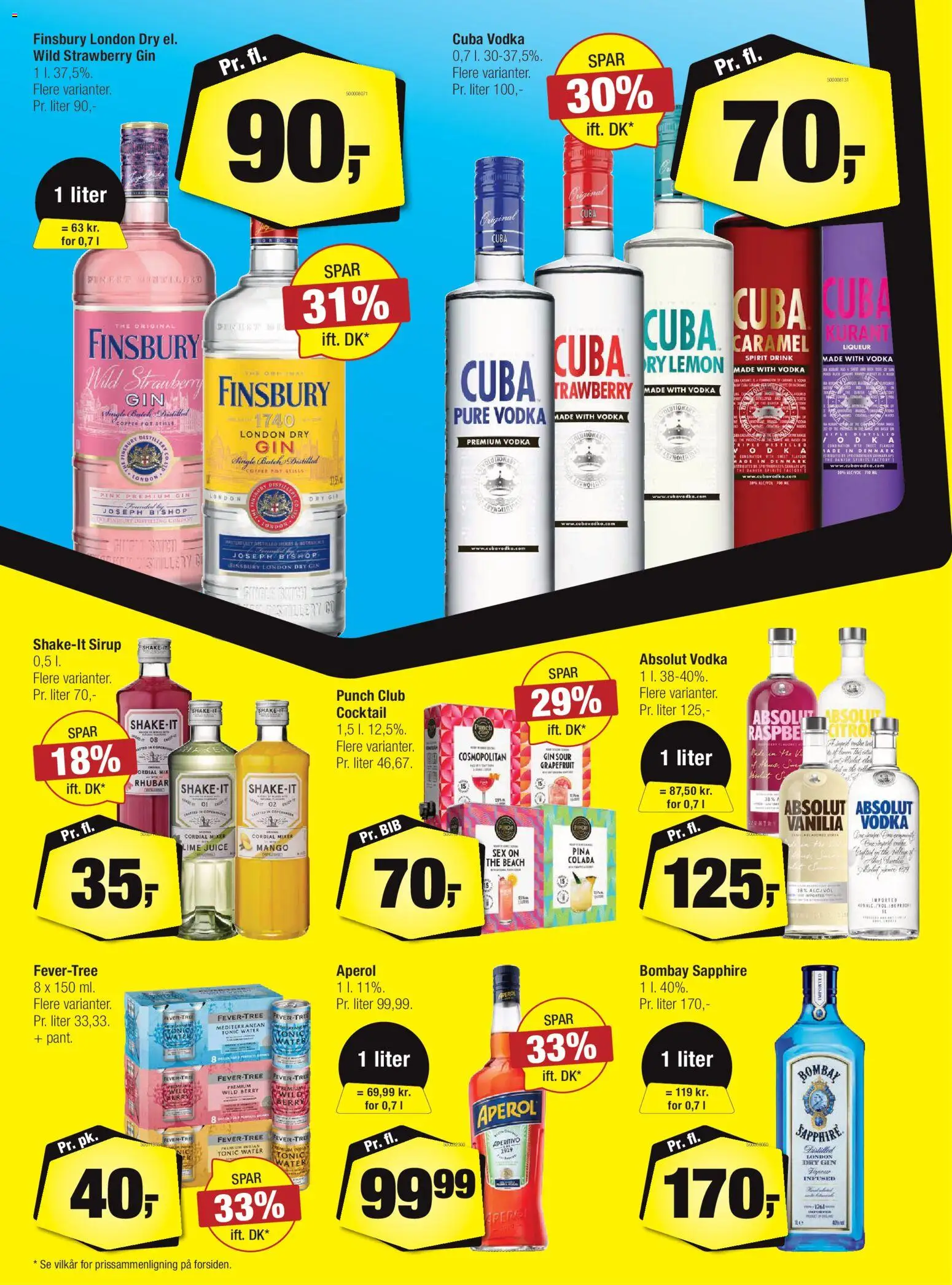 Calle tilbudsavis – gyldig fra 26.11.2025 | Side: 19 | Produkter: Mango, Vodka, Lime, Mixer