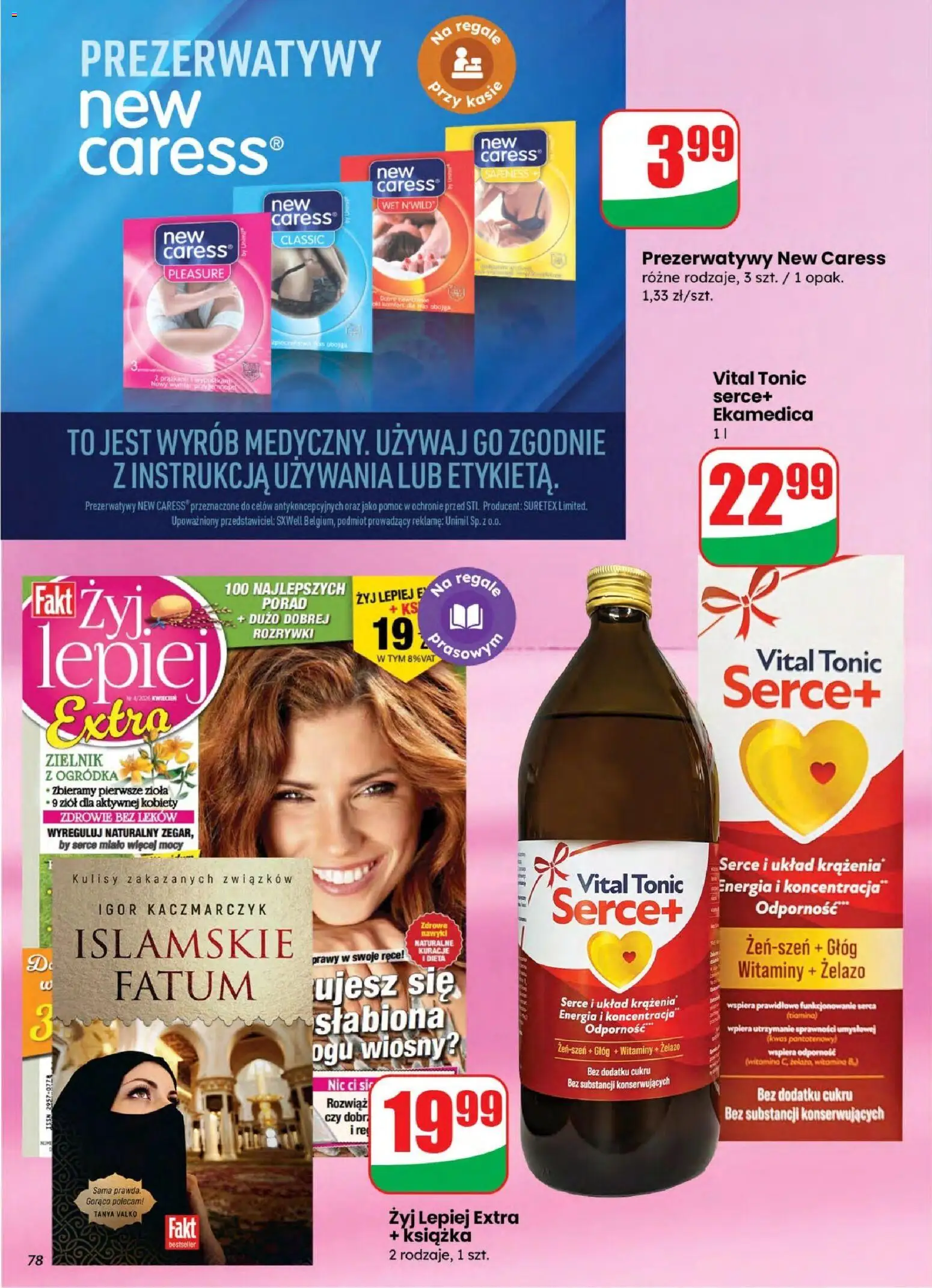 Dino gazetka od 04.03.2026 | Strona: 76 | Produkty: Prezerwatywy, Żelazo