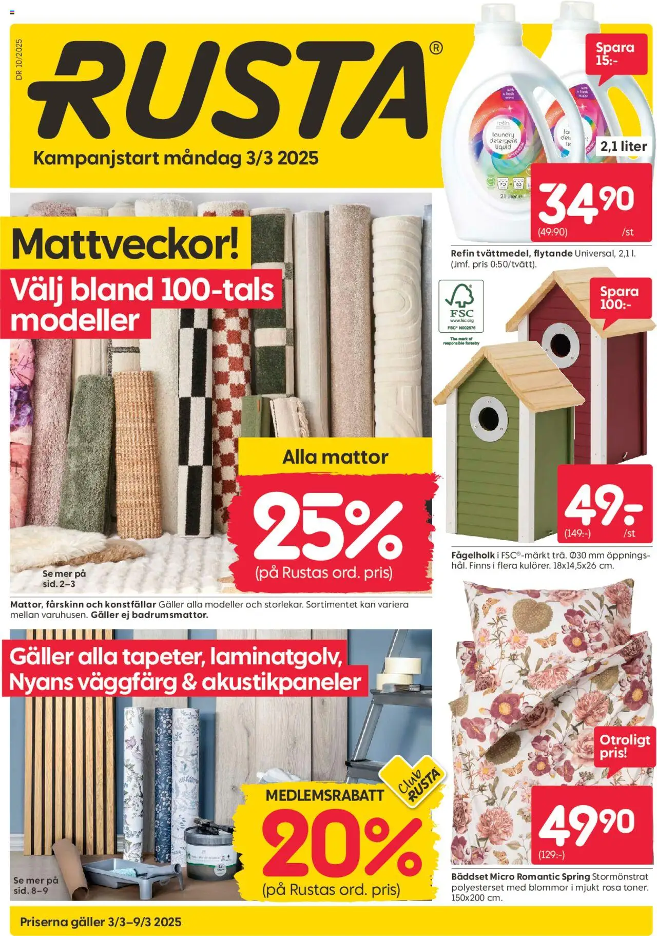 Rusta erbjudanden från 03/03/2025 > reklamblad