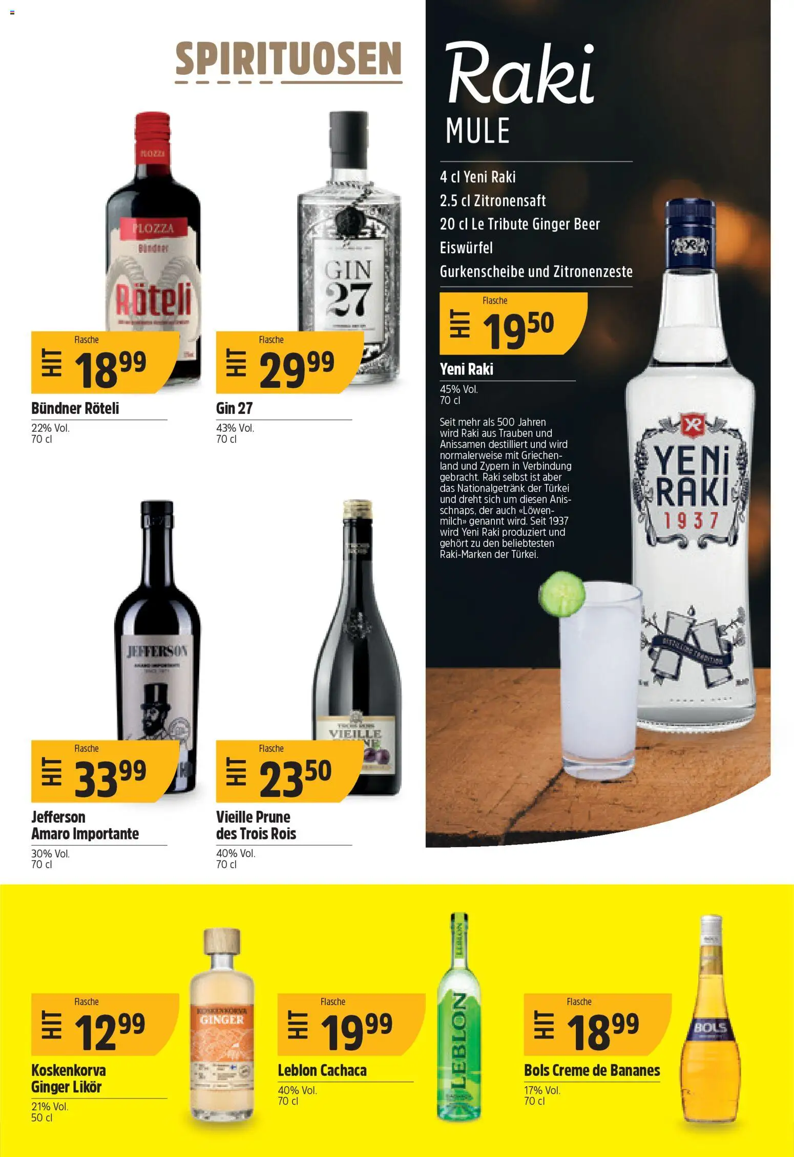 TopCC aktionen – gültig ab 16.03.2026 | Seite: 19 | Produkte: Likör, Milch, Gin, Creme