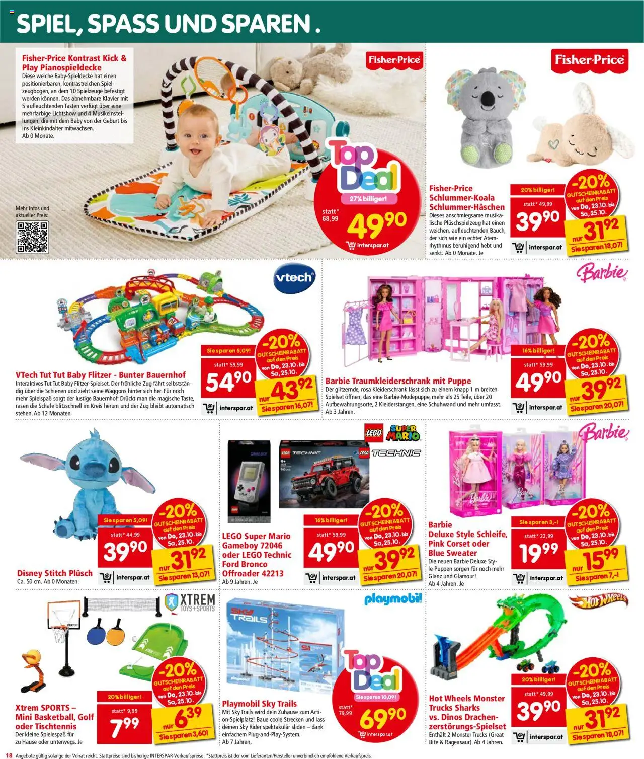 Interspar Flugblatt - Osttirol gültig ab 23.10.2025 | Seite: 18 | Produkte: Spiel, Kleiderschrank