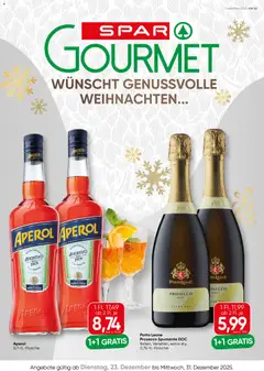 SPAR Gourmet Flugblatt - Burgenland ab 23.12.2025 gültig