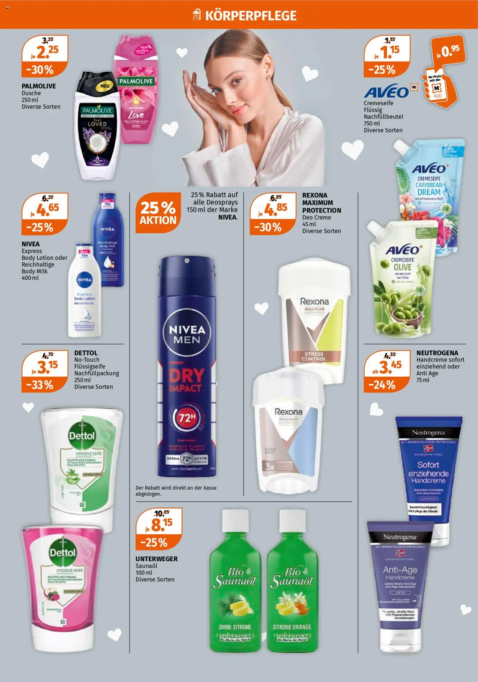 Müller Aktionen – gültig ab 05.02.2026 | Seite: 4 | Produkte: Dusche, Handcreme, Body Lotion, Creme