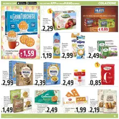 Anteprima del volantino Paghi Poco volantino valido a partire dal 24.03.2026 | Pagina: 17 | Prodotti: Succo, Cereali, Mais, Frollini