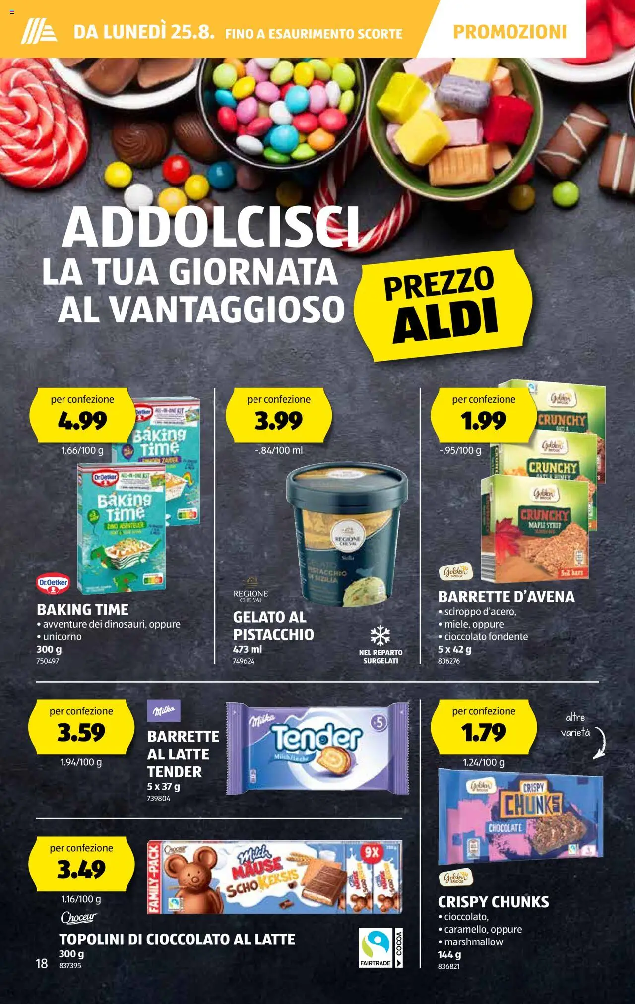 Aldi Volantino ab 21.08.2025 | Seite: 19 | Produkte: Milch