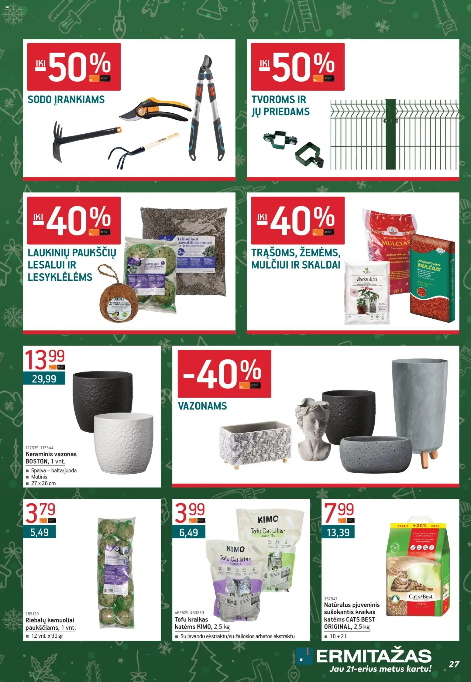 ERMITAŽAS akcijos nuo 03.11.2025 | Puslapis: 27 | Prekių: Vazonas
