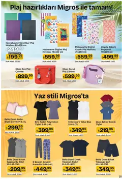 Migros Katalog - 5M Migroskop Dijital - 10.07.2025 tarihinden itibaren geçerlidir | Sayfa: 104 | Ürünler: Tişört, Atlet, Bluz, Şort