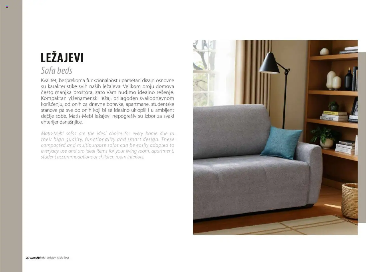 Matis katalog - važi od 01.01.2025 | Strana: 28 | Proizvode: Sofa